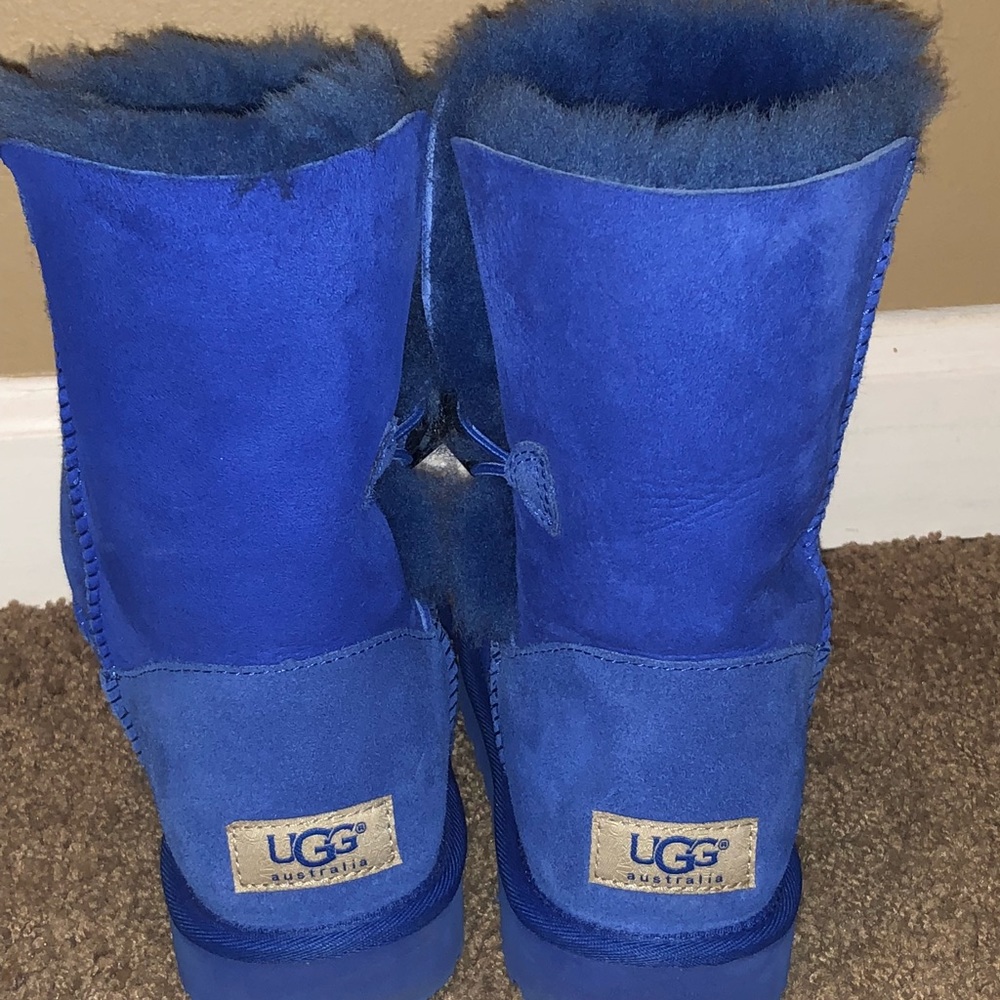 UGG Boots Royal Blue Custom Designed WORN ONCE - Picture 3 of 8
